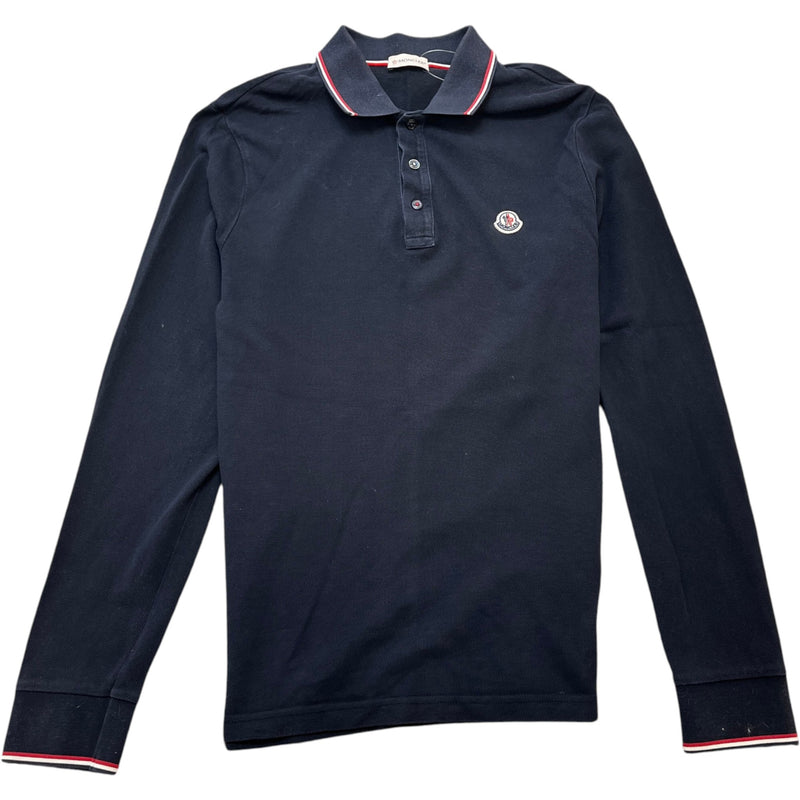 Men's Maglia Polo Shirt Navy Size M