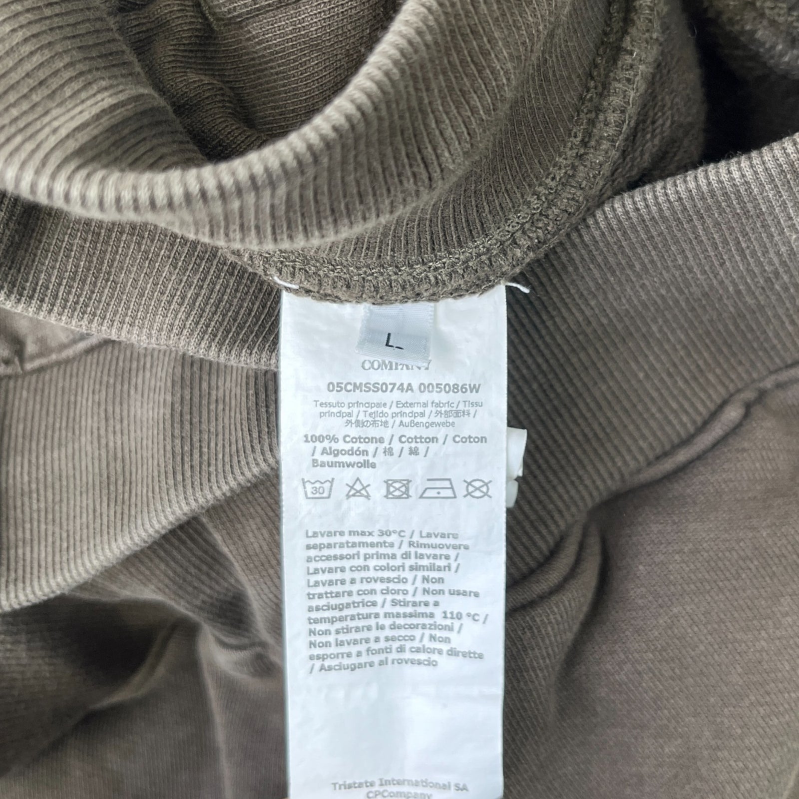 Men's Diagonal Raised Joggers Khaki Size L - Photo 7