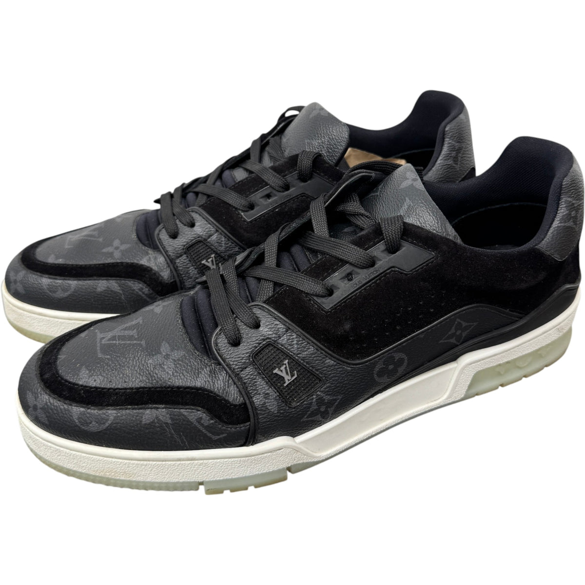 Men's LV Low Trainers Black Size UK 11 / EU 45 - Photo 7