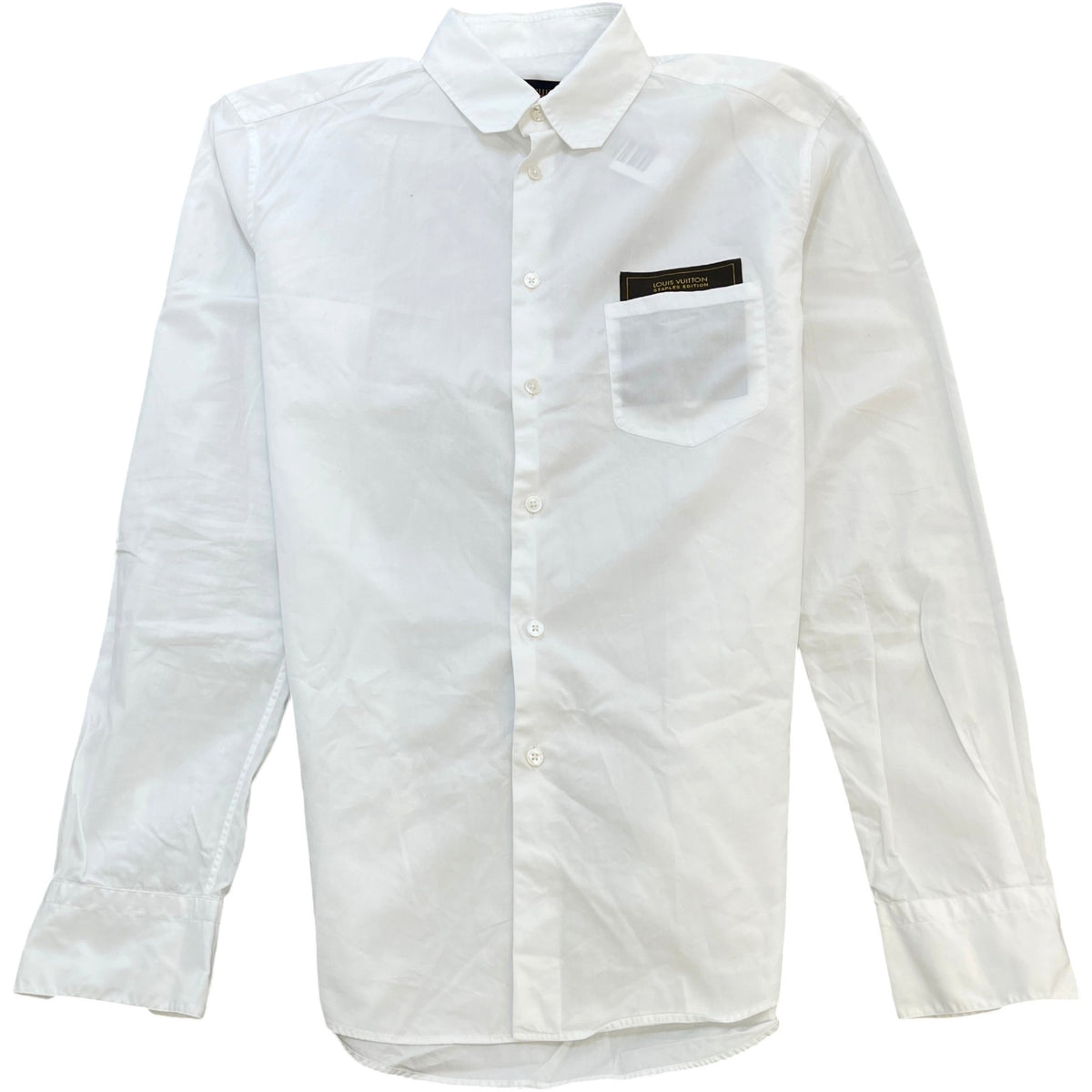Men's Staples Edition DNA Long Sleeve Shirt White Size M - Photo 1