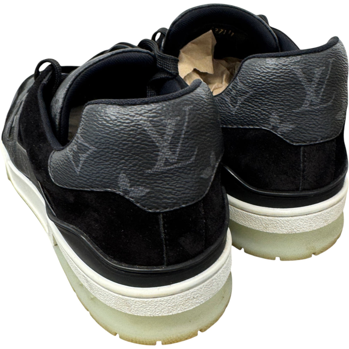 Men's LV Low Trainers Black Size UK 11 / EU 45 - Photo 8