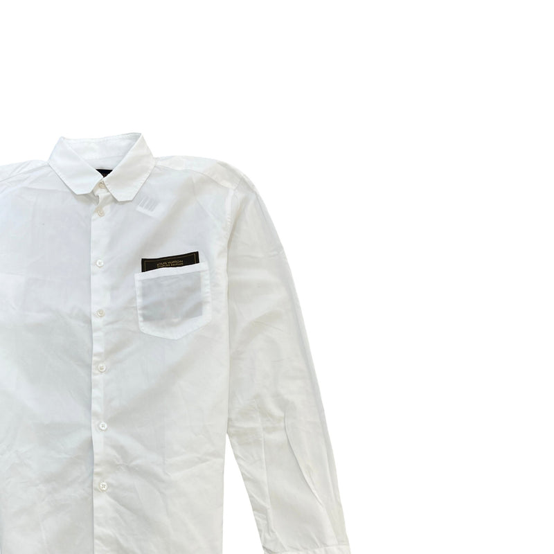 Men's Staples Edition DNA Long Sleeve Shirt White Size M