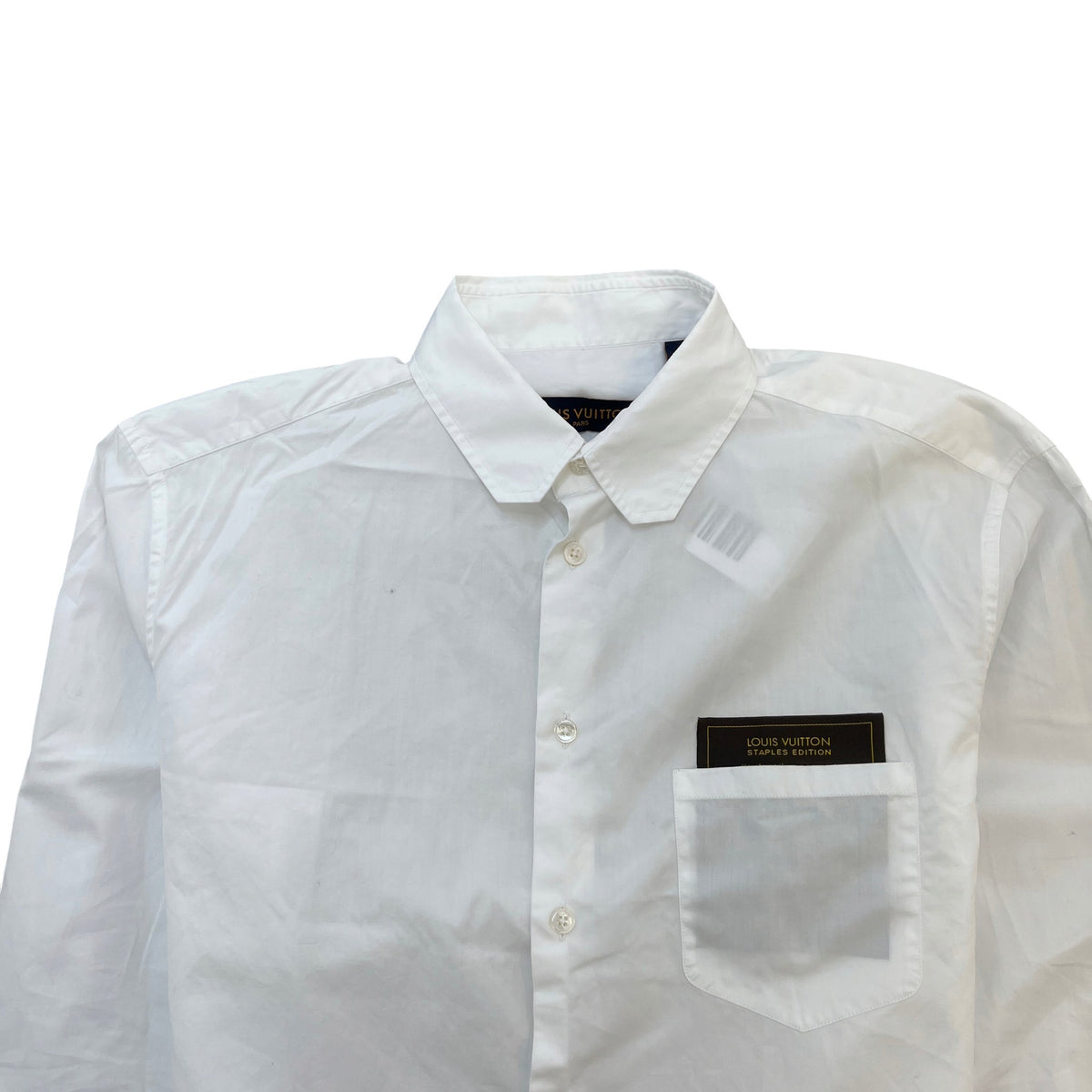 Men's Staples Edition DNA Long Sleeve Shirt White Size M - Photo 5