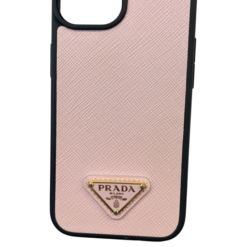 Women's Plaque Logo Iphone13/14 Phone Case Pink