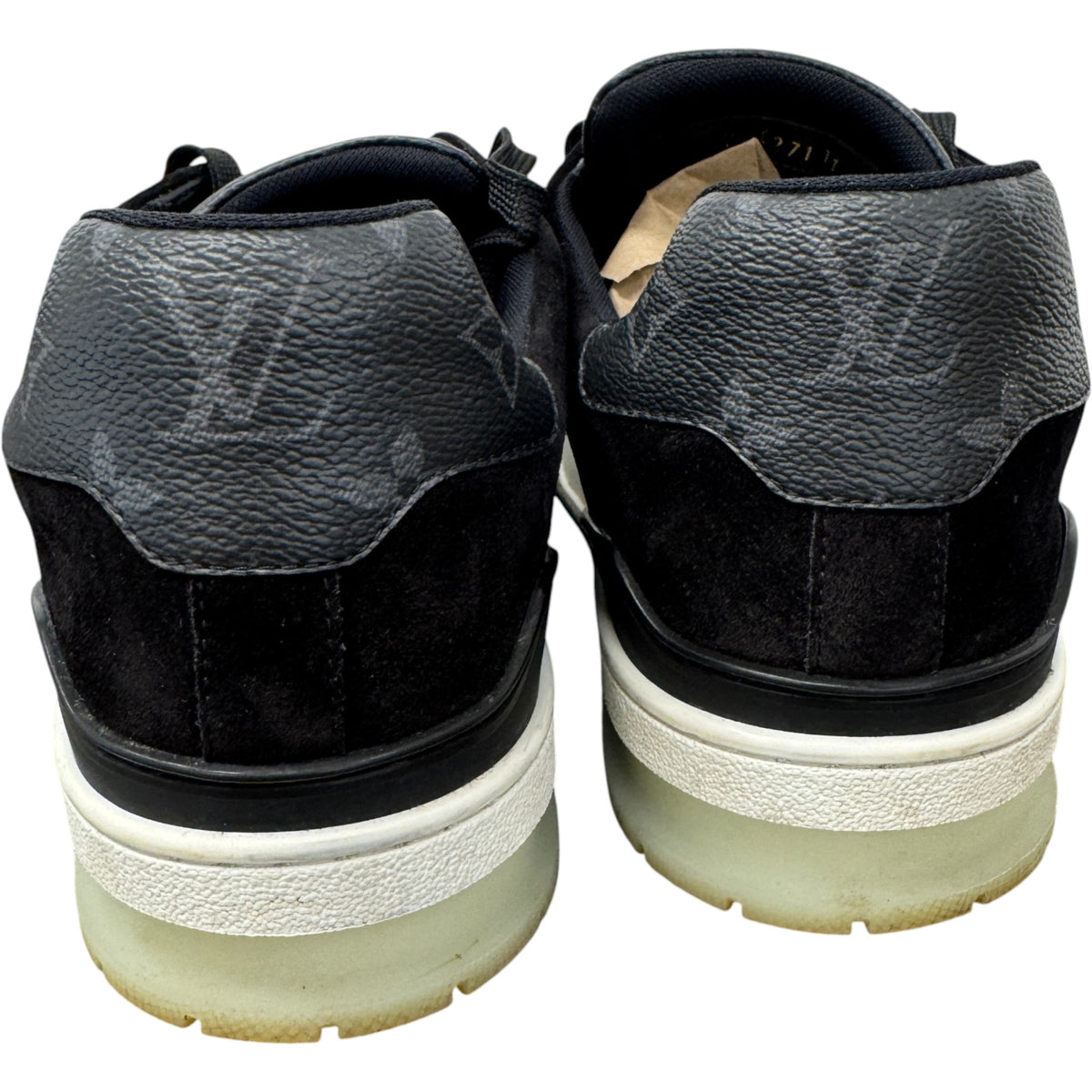 Men's LV Low Trainers Black Size UK 11 / EU 45 - Photo 9