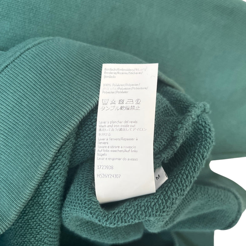 Men's Embroidered Logo Sweatshirt Green Size M