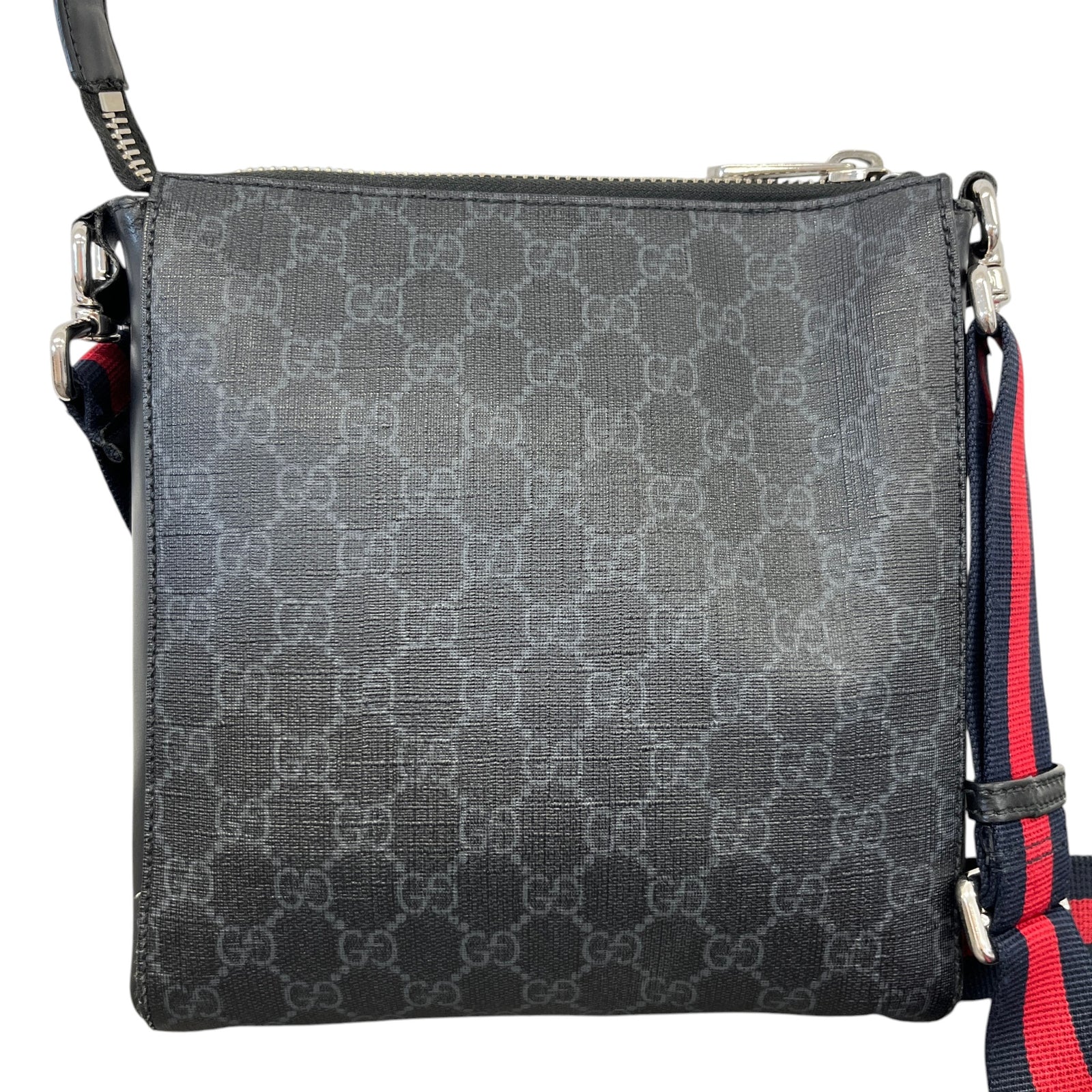 Men's Small Gg Supreme Messenger Bag Black - Photo 3
