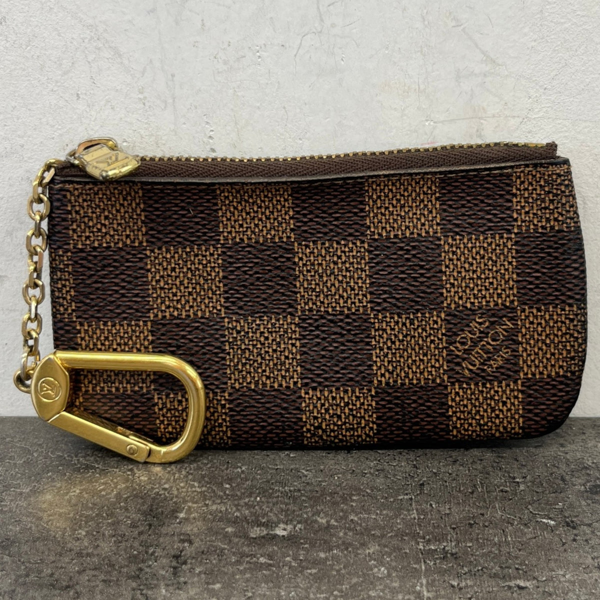 Women's Damier Ebene Keyring Brown - Photo 9