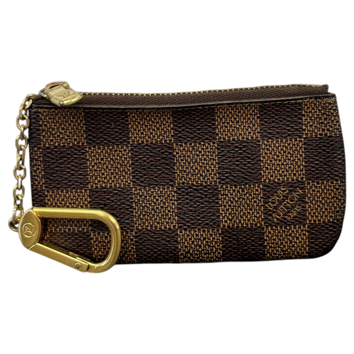 Women's Damier Ebene Keyring Brown - Photo 1