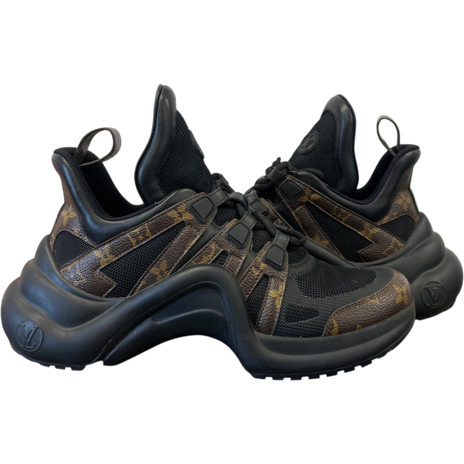 Women's Monogram Archlight Low Trainers Black Size EU 38.5 / UK 5.5 - Photo 2