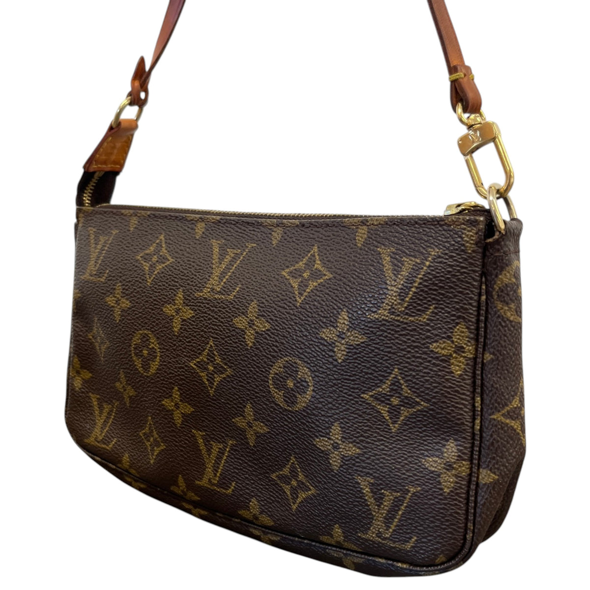 Women's Monogram Pochette Accessories Handbag Brown - Photo 9