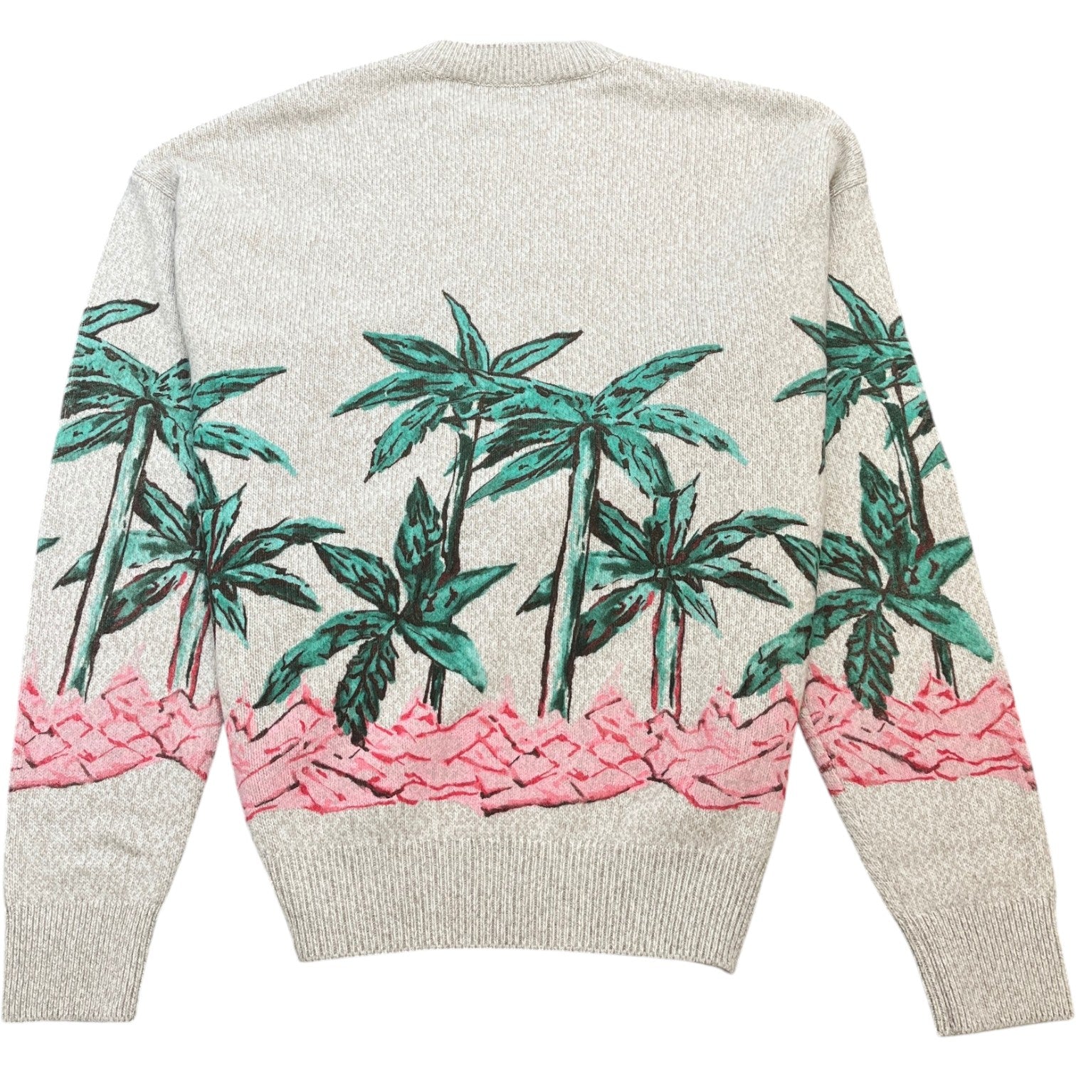 Men's Palms Row Sweatshirt Beige Size M - Photo 2