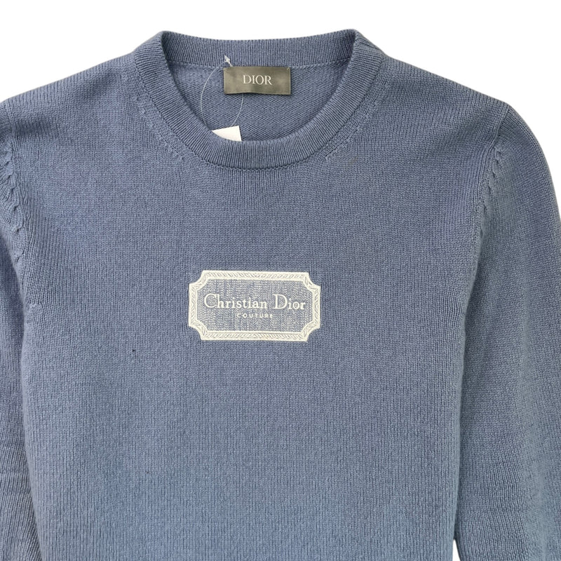 Men's Couture Cashmere Jumper Blue Size L