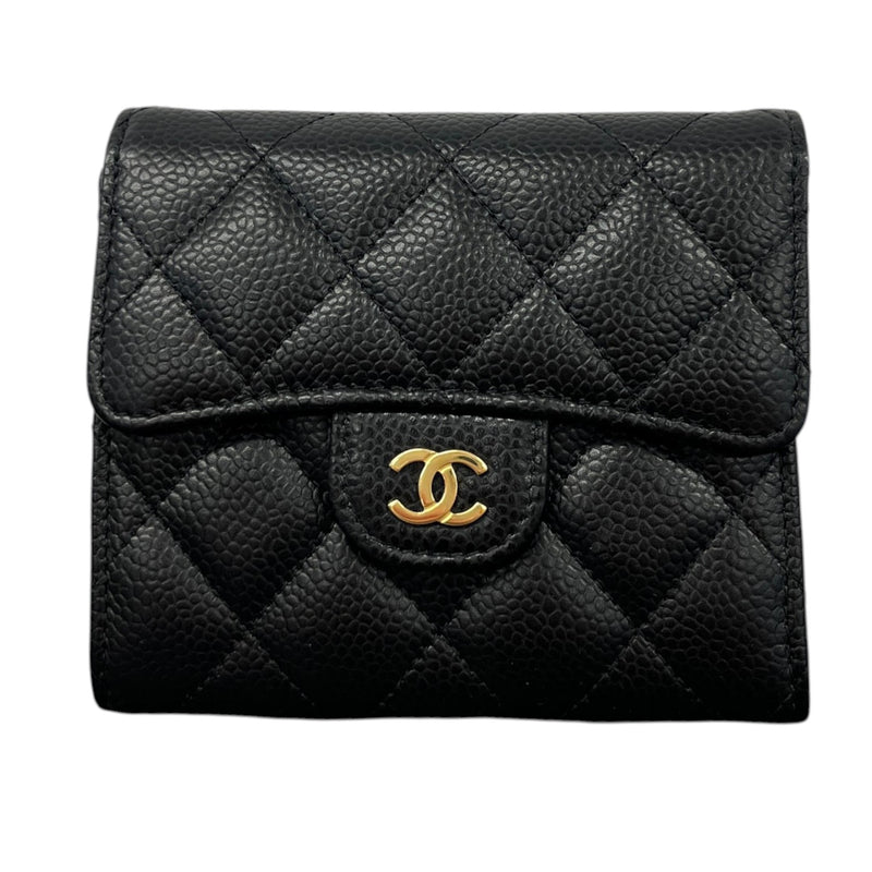 Women's Classic Small Flap Wallet Black
