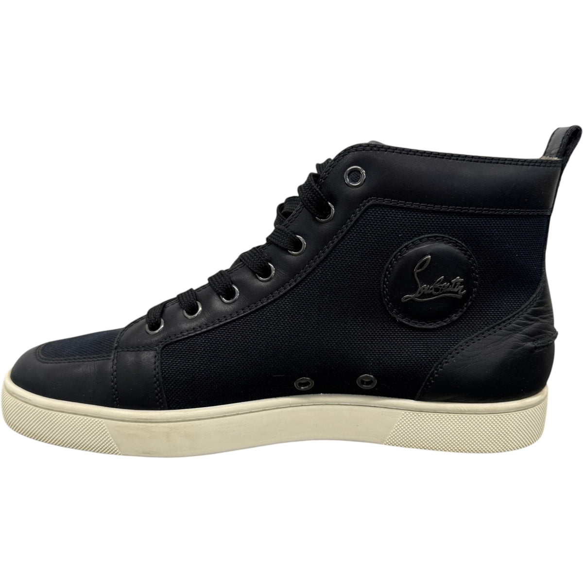 Men's Ranty Flat High Trainers Black Size UK 6.5 / EU 40.5 - Photo 2