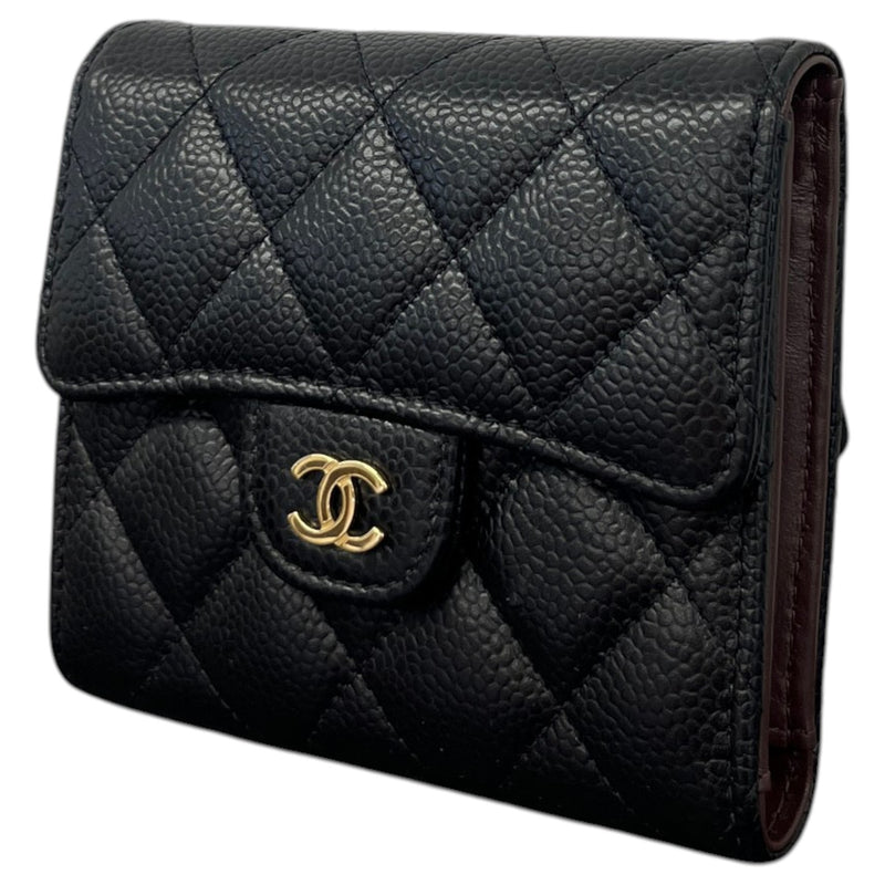 Women's Classic Small Flap Wallet Black