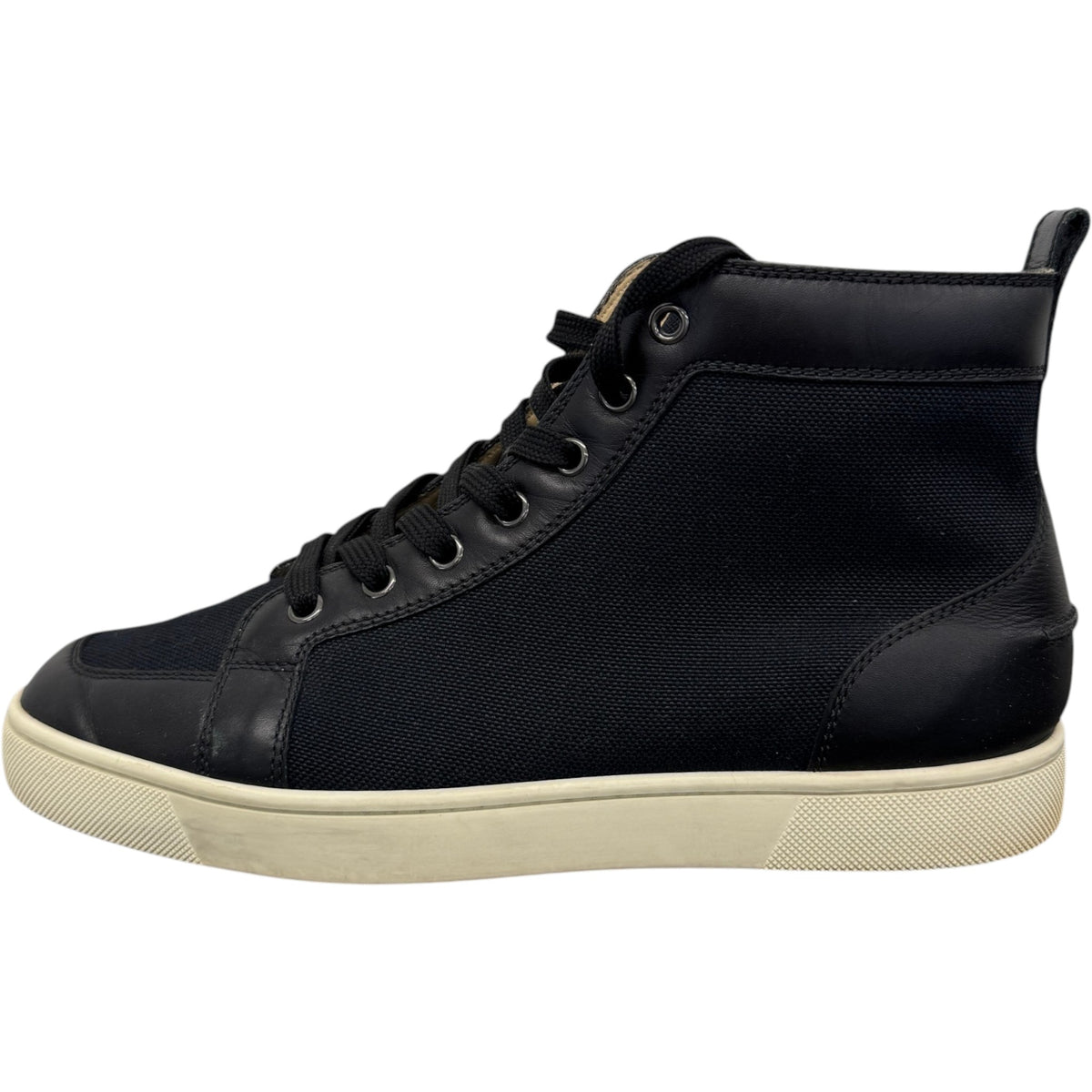 Men's Ranty Flat High Trainers Black Size UK 6.5 / EU 40.5 - Photo 4