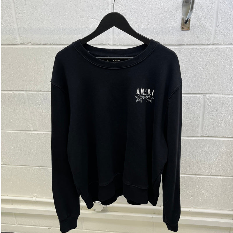 Men's Star Logo Sweatshirt Black Size XXL