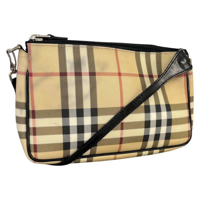 Women's Checkered Handbag Beige