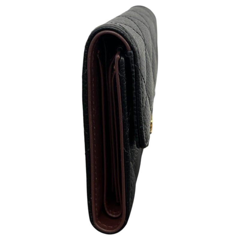 Women's Classic Small Flap Wallet Black