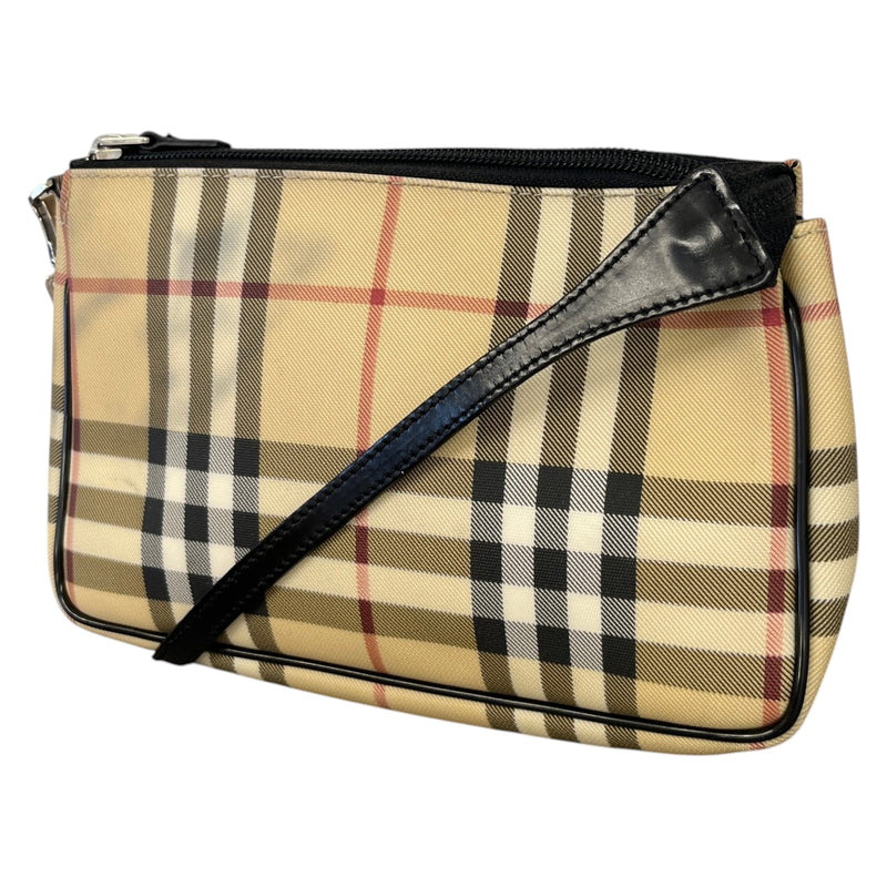 Women's Checkered Handbag Beige
