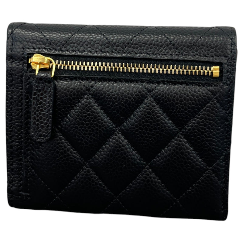 Women's Classic Small Flap Wallet Black