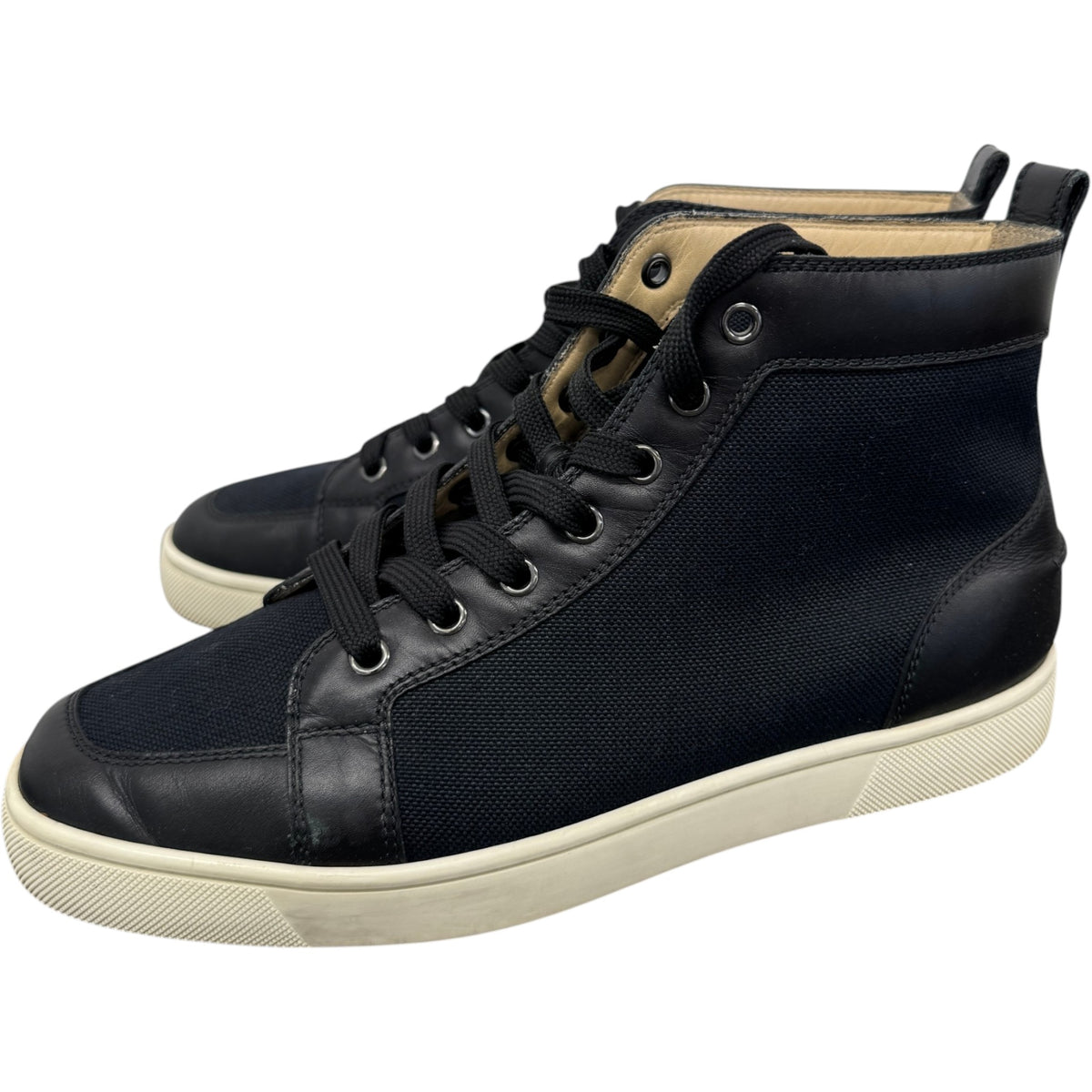 Men's Ranty Flat High Trainers Black Size UK 6.5 / EU 40.5 - Photo 7