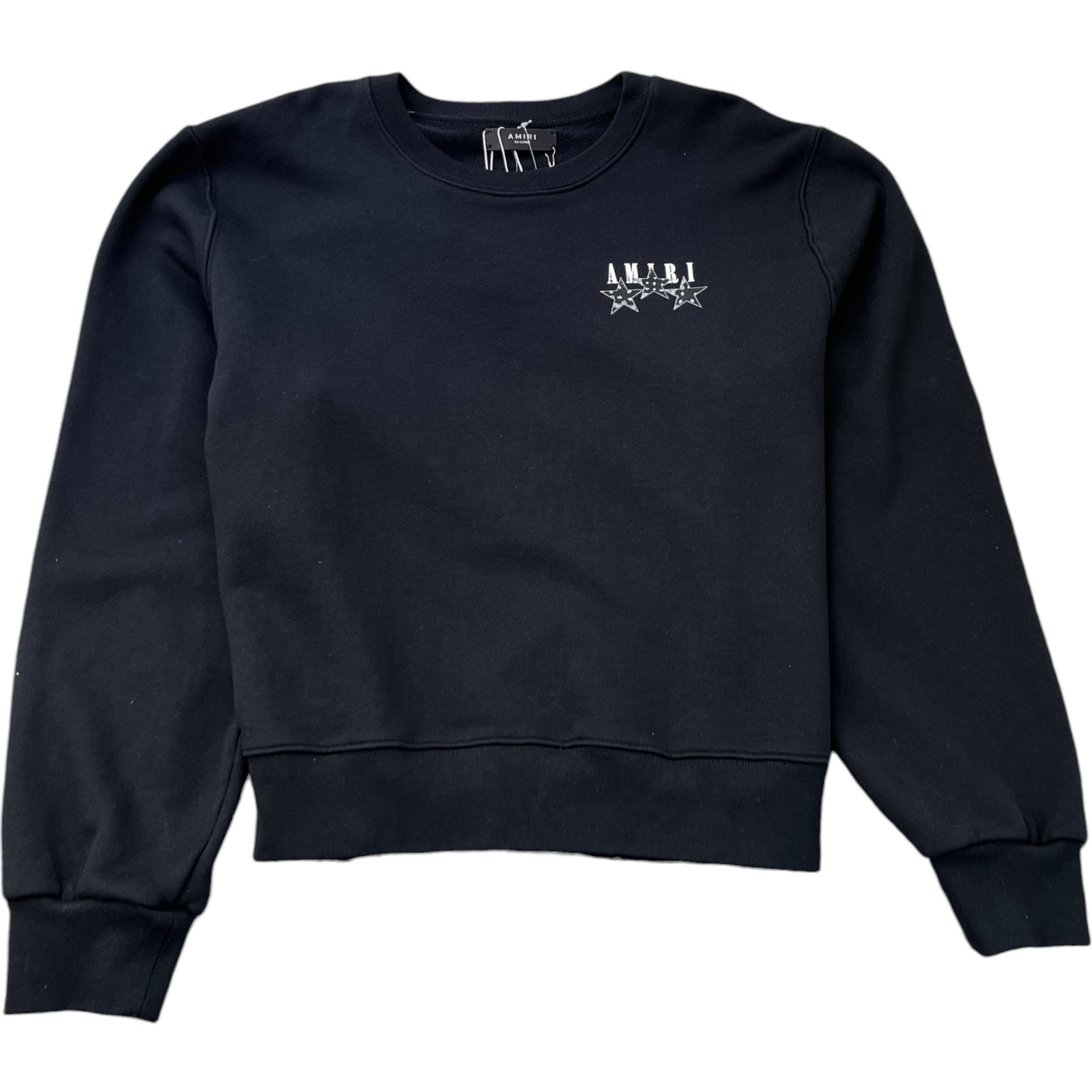 Men's Star Logo Sweatshirt Black Size XXL - Photo 1