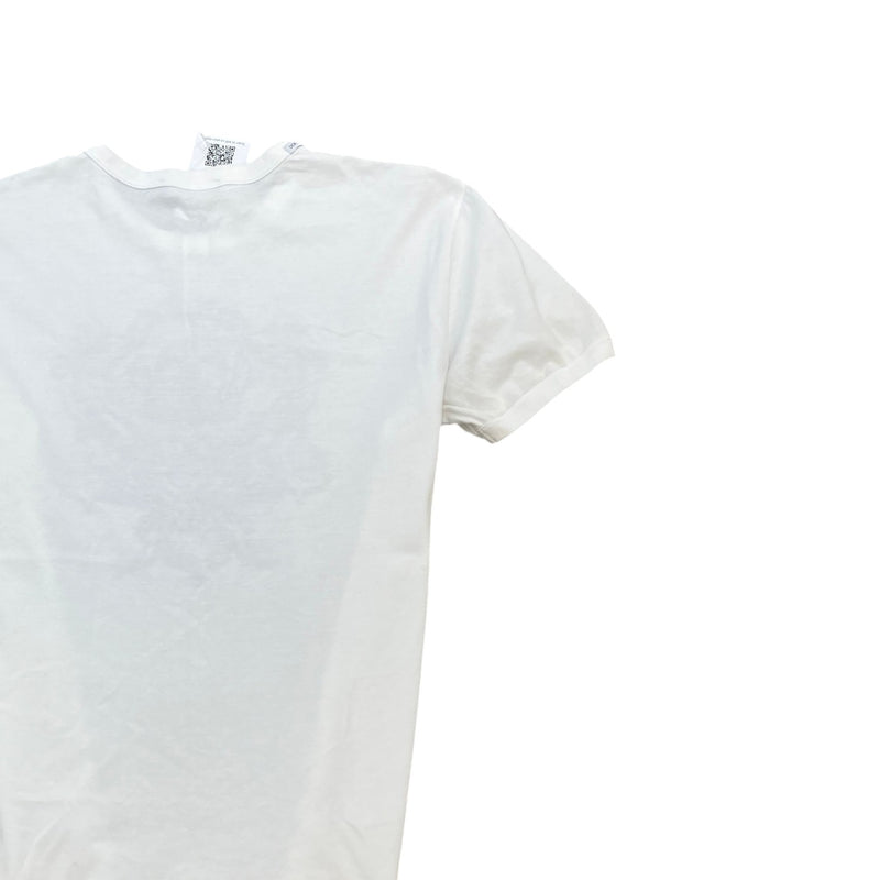 Men's Logo Print T-Shirt White Size M