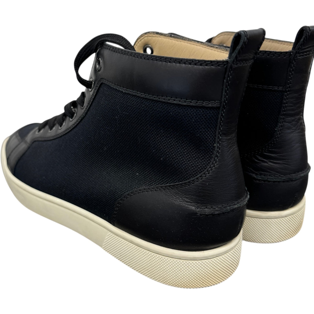 Men's Ranty Flat High Trainers Black Size UK 6.5 / EU 40.5 - Photo 8