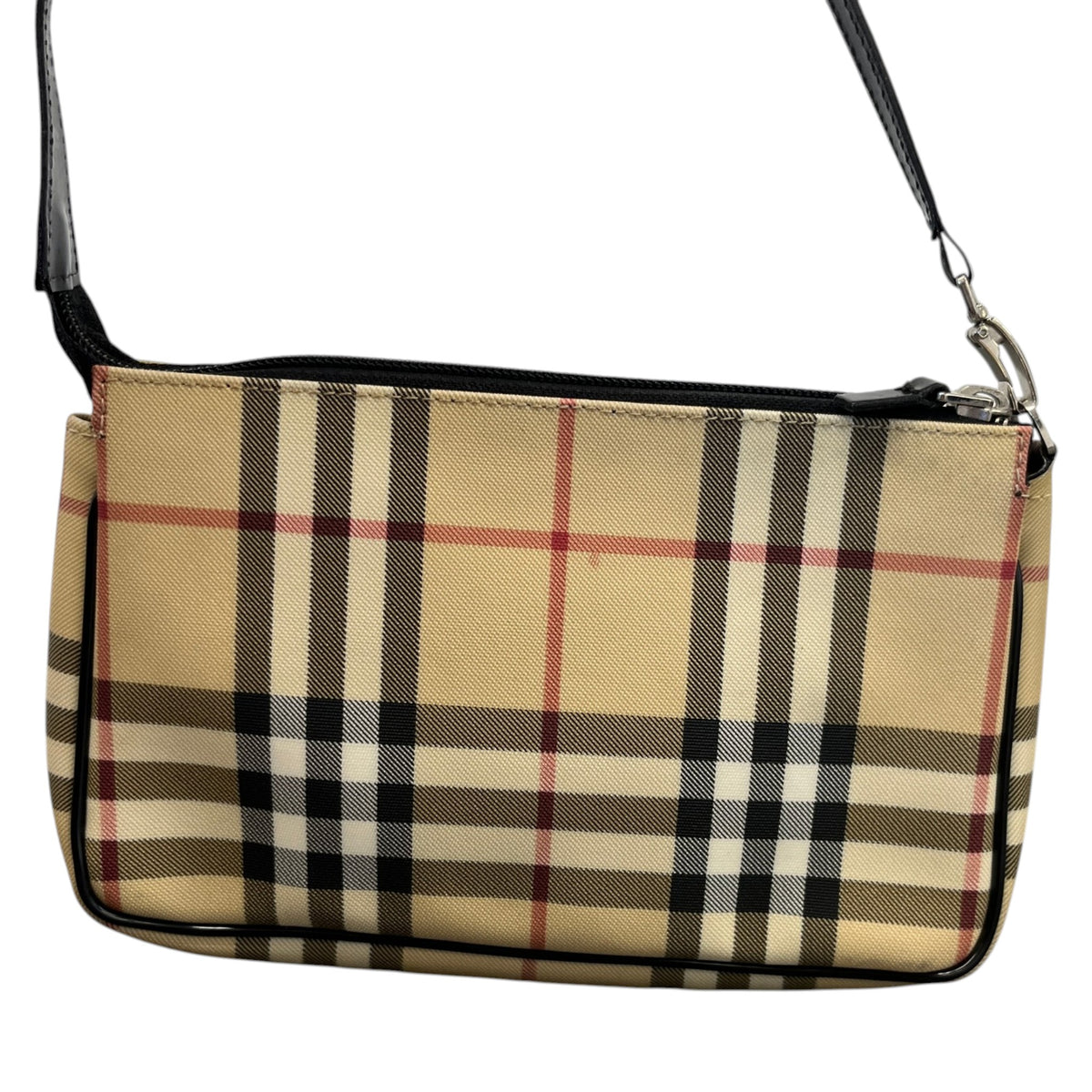 Women's Checkered Handbag Beige - Photo 3
