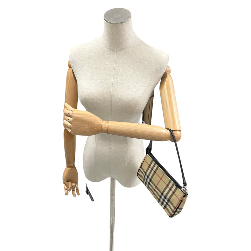 Women's Checkered Handbag Beige