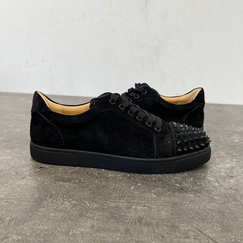 Women's Louis Junior Spikes Flat Low Trainers Black Size UK 6 / EU 39