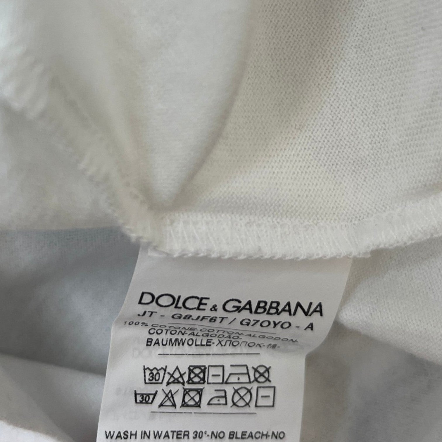 Men's Magliette Logo T-Shirt White Size L - Photo 7