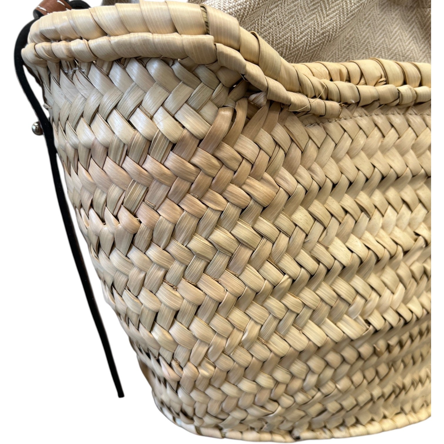 Women's Paula'S Ibiza Woven Drawstring Bucket Bag Beige - Photo 8