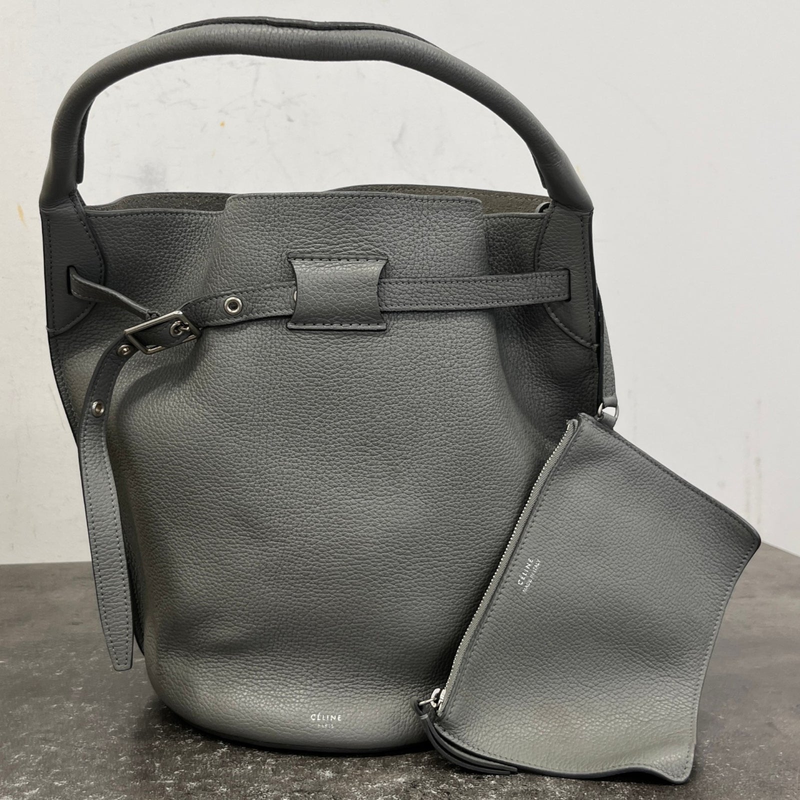 Women's Big Bag Bucket Handbag Grey - Photo 10
