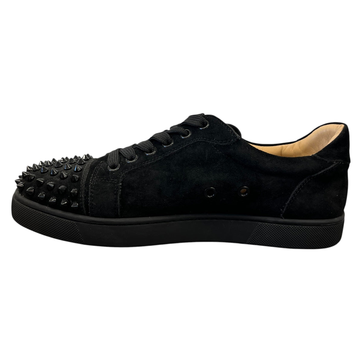 Women's Louis Junior Spikes Flat Low Trainers Black Size UK 6 / EU 39 - Photo 2