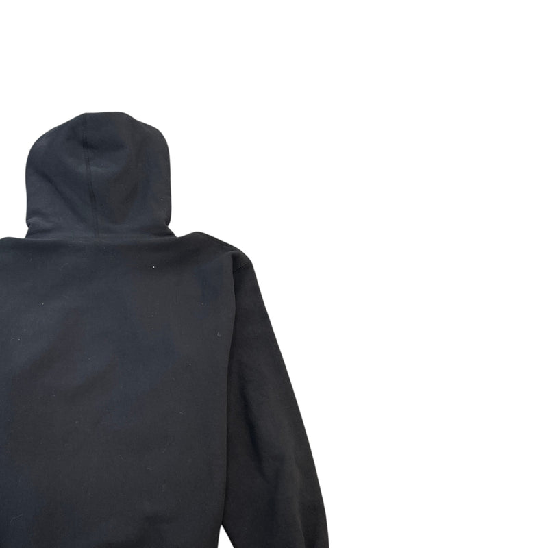 Men's Cross Box Logo Hoodie Black Size L