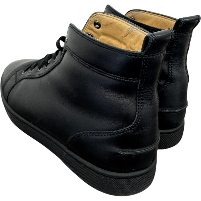 Men's Louis Flat High Trainers Black Size UK 8 / EU 42