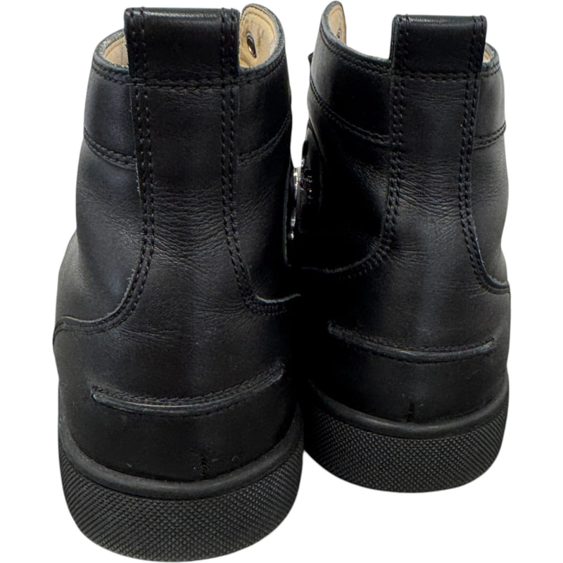 Men's Louis Flat High Trainers Black Size UK 8 / EU 42