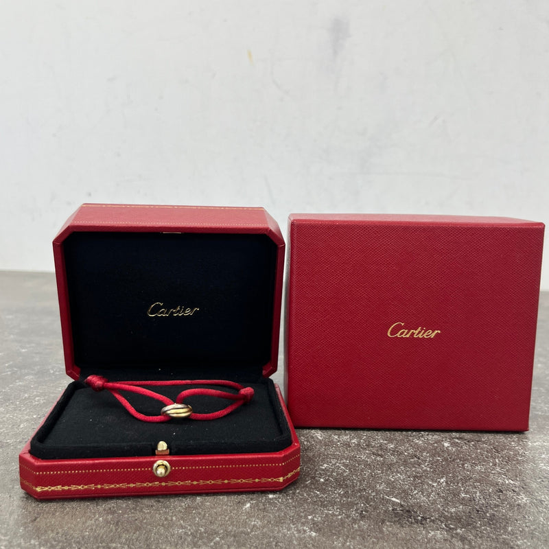 Men's Trinity Cord Bracelet Red