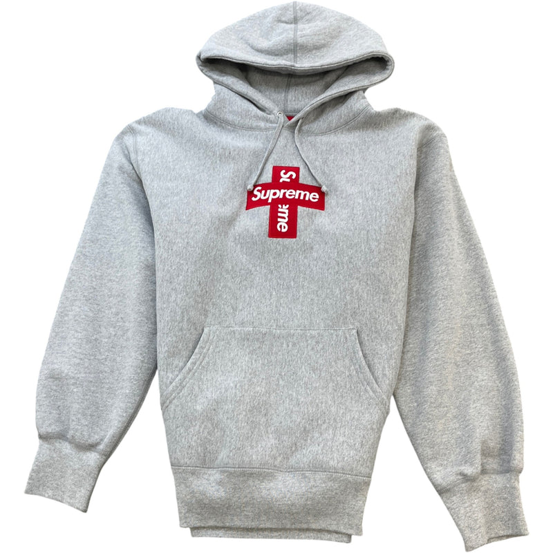 Men's Cross Box Hoodie Grey Size L
