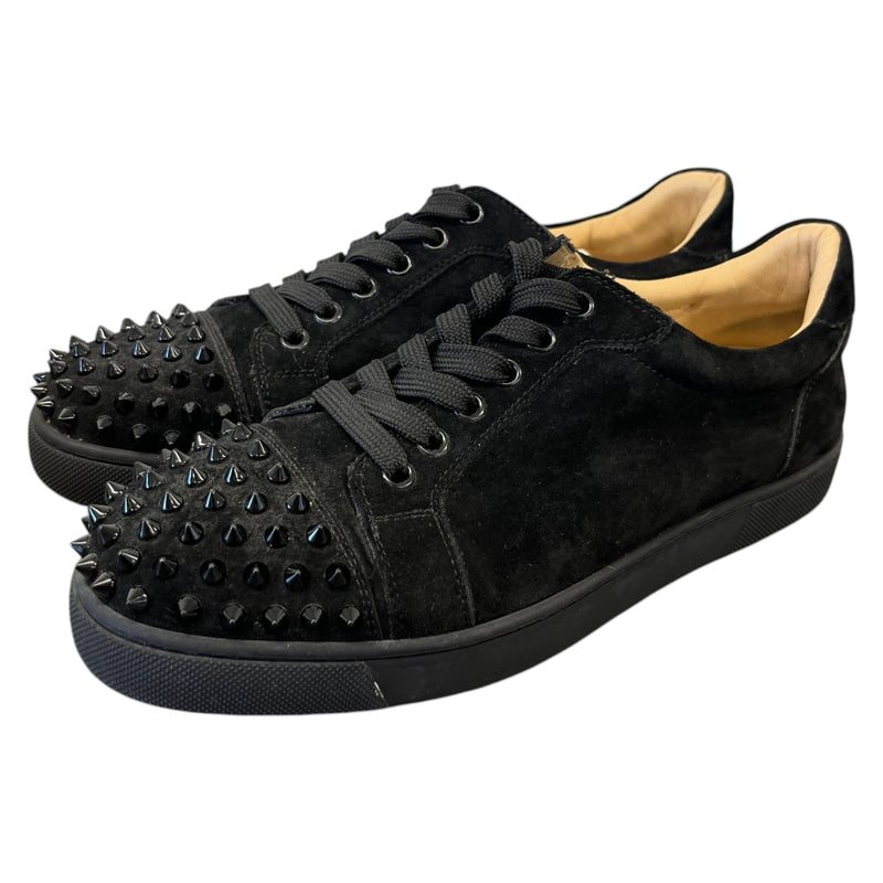 Women's Louis Junior Spikes Flat Low Trainers Black Size UK 6 / EU 39