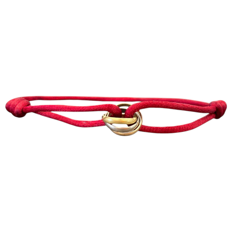 Men's Trinity Cord Bracelet Red