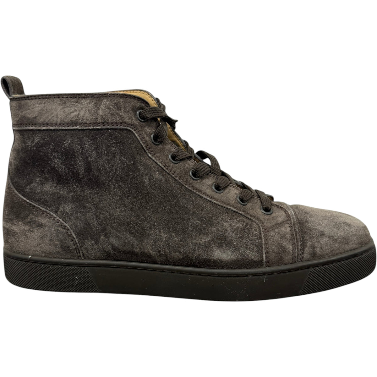 Men's Louis Flat Veau High Trainers Brown Size UK 9 / EU 43 - Photo 1
