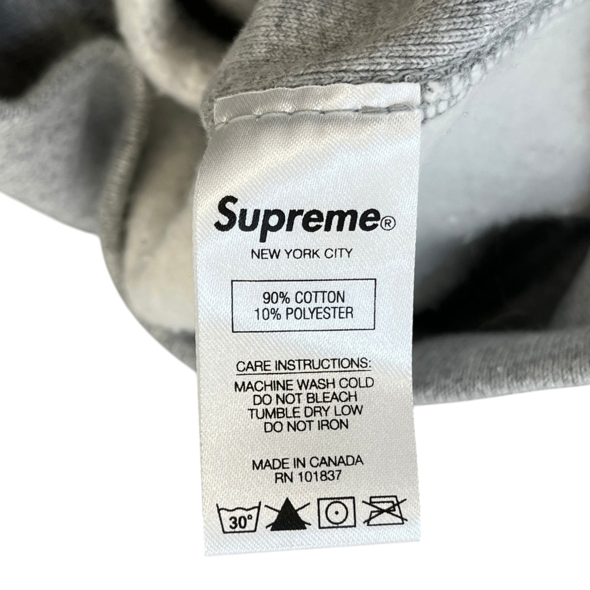 Men's Cross Box Hoodie Grey Size L - Photo 5