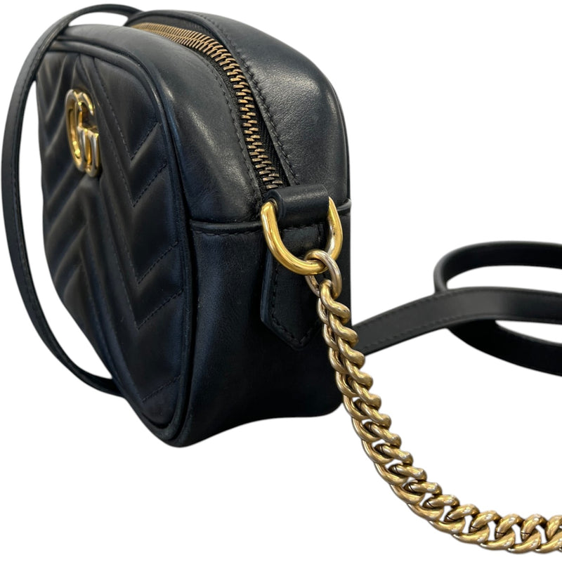 Women's Gg Marmont Mini Camera Bag Black
