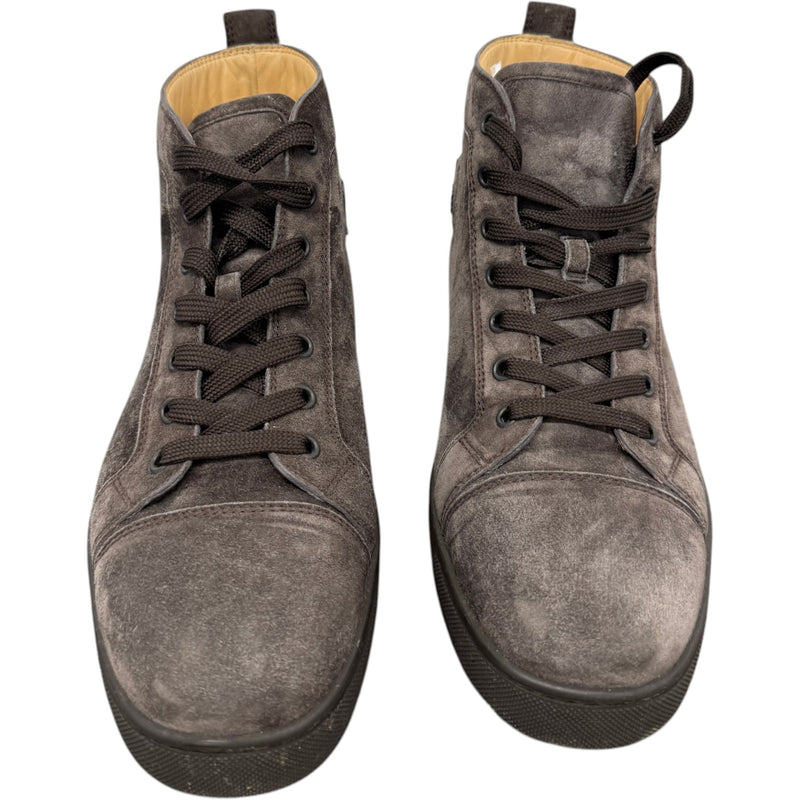 Men's Louis Flat Veau High Trainers Brown Size UK 9 / EU 43
