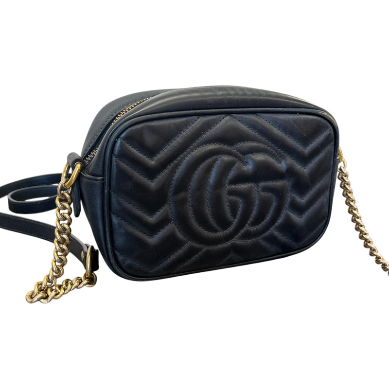 Women's Gg Marmont Mini Camera Bag Black