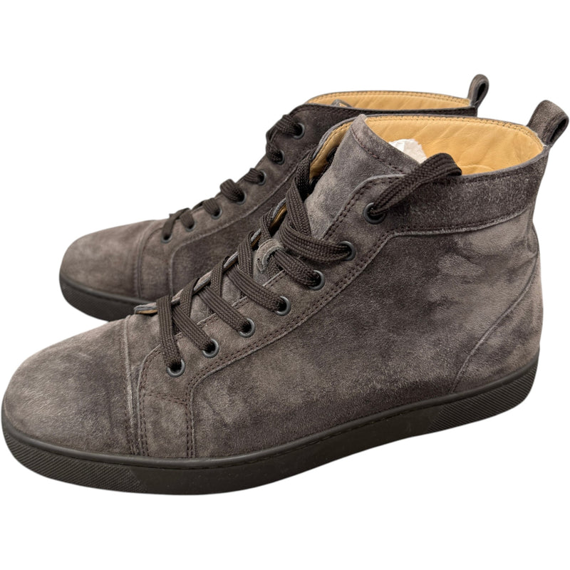 Men's Louis Flat Veau High Trainers Brown Size UK 9 / EU 43